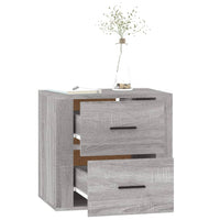 Thumbnail for Wand-Nachttisch Grau Sonoma 50x36x47 cm