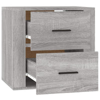 Thumbnail for Wand-Nachttisch Grau Sonoma 50x36x47 cm