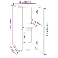 Thumbnail for Sideboard Grau Sonoma 40x33x70 cm Holzwerkstoff