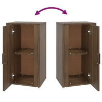 Thumbnail for Sideboard Braun Eichen-Optik 40x33x70 cm Holzwerkstoff