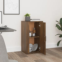 Thumbnail for Sideboard Braun Eichen-Optik 40x33x70 cm Holzwerkstoff