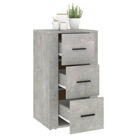 Thumbnail for Sideboard Betongrau 40x33x70 cm Holzwerkstoff