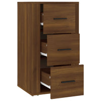 Thumbnail for Sideboard Braun Eichen-Optik 40x33x70 cm Holzwerkstoff