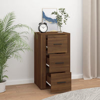 Thumbnail for Sideboard Braun Eichen-Optik 40x33x70 cm Holzwerkstoff