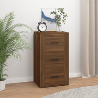 Thumbnail for Sideboard Braun Eichen-Optik 40x33x70 cm Holzwerkstoff