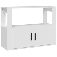 Thumbnail for Sideboard Weiß 80x30x60 cm Holzwerkstoff