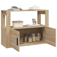 Thumbnail for Sideboard Sonoma-Eiche 80x30x60 cm Holzwerkstoff