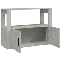 Thumbnail for Sideboard Betongrau 80x30x60 cm Holzwerkstoff