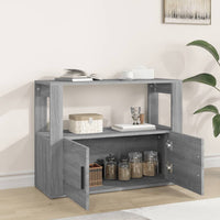 Thumbnail for Sideboard Grau Sonoma 80x30x60 cm Holzwerkstoff