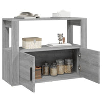 Thumbnail for Sideboard Grau Sonoma 80x30x60 cm Holzwerkstoff