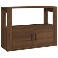 Thumbnail for Sideboard Braun Eichen-Optik 80x30x60 cm Holzwerkstoff