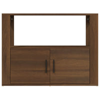 Thumbnail for Sideboard Braun Eichen-Optik 80x30x60 cm Holzwerkstoff