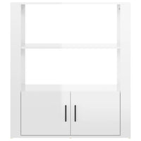 Thumbnail for Sideboard Hochglanz-Weiß 80x30x90 cm Holzwerkstoff