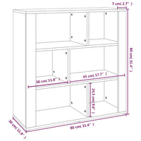 Thumbnail for Sideboard Hochglanz-Weiß 80x30x80 cm Holzwerkstoff