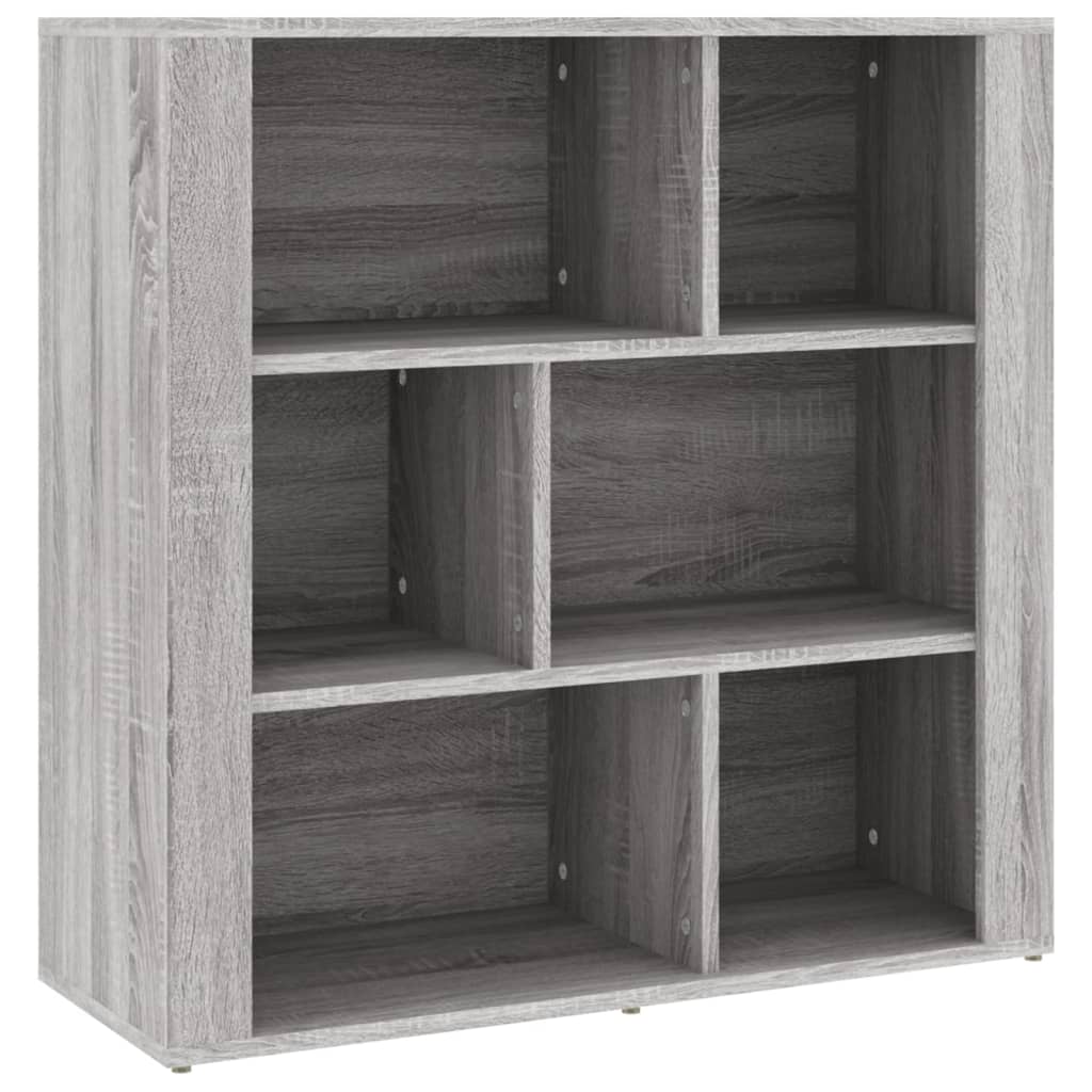 Sideboard Grau Sonoma 80x30x80 cm Holzwerkstoff