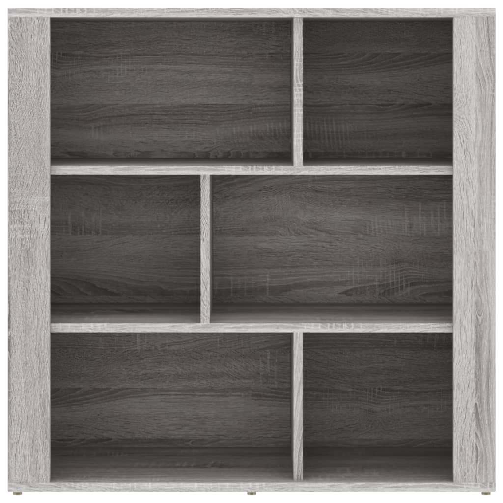 Sideboard Grau Sonoma 80x30x80 cm Holzwerkstoff