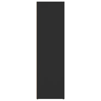 Thumbnail for Sideboard Schwarz 80x30x106 cm Holzwerkstoff
