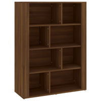 Thumbnail for Sideboard Braun Eichen-Optik 80x30x106 cm Holzwerkstoff
