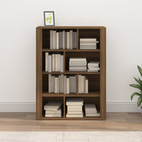 Thumbnail for Sideboard Braun Eichen-Optik 80x30x106 cm Holzwerkstoff