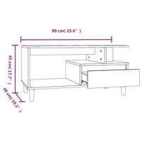 Thumbnail for Couchtisch Grau Sonoma 90x49x45 cm Holzwerkstoff