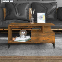 Thumbnail for Couchtisch Räuchereiche 90x49x45 cm Holzwerkstoff