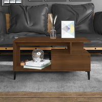 Thumbnail for Couchtisch Braun Eichen-Optik 90x49x45 cm Holzwerkstoff