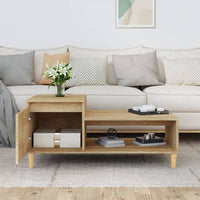 Thumbnail for Couchtisch Sonoma-Eiche 100x50x45 cm Holzwerkstoff