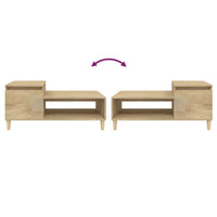 Thumbnail for Couchtisch Sonoma-Eiche 100x50x45 cm Holzwerkstoff