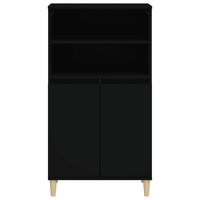 Thumbnail for Highboard Schwarz 60x36x110 cm Holzwerkstoff