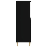 Thumbnail for Highboard Schwarz 60x36x110 cm Holzwerkstoff
