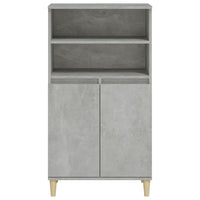 Thumbnail for Highboard Betongrau 60x36x110 cm Holzwerkstoff
