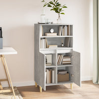 Thumbnail for Highboard Betongrau 60x36x110 cm Holzwerkstoff
