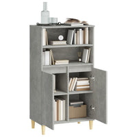 Thumbnail for Highboard Betongrau 60x36x110 cm Holzwerkstoff