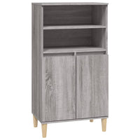 Thumbnail for Highboard Grau Sonoma 60x36x110 cm Holzwerkstoff