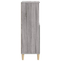 Thumbnail for Highboard Grau Sonoma 60x36x110 cm Holzwerkstoff
