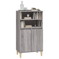Thumbnail for Highboard Grau Sonoma 60x36x110 cm Holzwerkstoff
