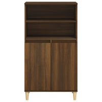 Thumbnail for Highboard Braun Eichen-Optik 60x36x110 cm Holzwerkstoff