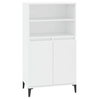 Thumbnail for Highboard Weiß 60x36x110 cm Holzwerkstoff