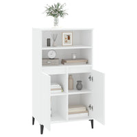 Thumbnail for Highboard Weiß 60x36x110 cm Holzwerkstoff