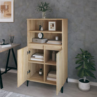 Thumbnail for Highboard Sonoma-Eiche 60x36x110 cm Holzwerkstoff