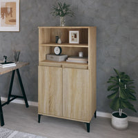 Thumbnail for Highboard Sonoma-Eiche 60x36x110 cm Holzwerkstoff