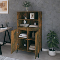 Thumbnail for Highboard Räuchereiche 60x36x110 cm Holzwerkstoff