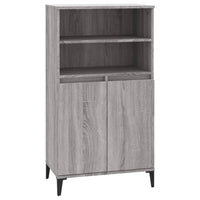 Thumbnail for Highboard Grau Sonoma 60x36x110 cm Holzwerkstoff