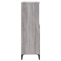 Thumbnail for Highboard Grau Sonoma 60x36x110 cm Holzwerkstoff