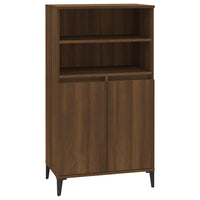 Thumbnail for Highboard Braun Eichen-Optik 60x36x110 cm Holzwerkstoff