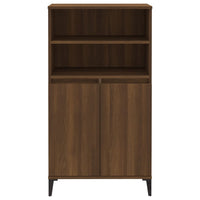 Thumbnail for Highboard Braun Eichen-Optik 60x36x110 cm Holzwerkstoff