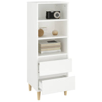 Thumbnail for Highboard Weiß 40x36x110 cm Holzwerkstoff