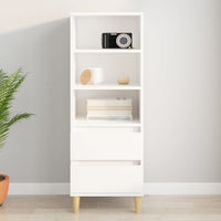 Thumbnail for Highboard Weiß 40x36x110 cm Holzwerkstoff