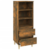 Thumbnail for Highboard Räuchereiche 40x36x110 cm Holzwerkstoff