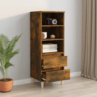 Thumbnail for Highboard Räuchereiche 40x36x110 cm Holzwerkstoff
